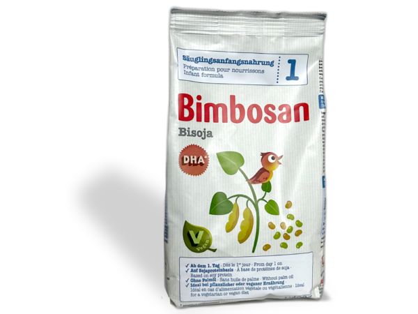 Bimbosan Bisoja 400g Packung - vegane Säuglingsanfangsnahrung